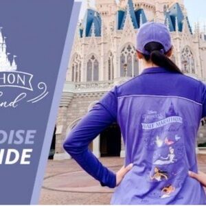 Disney princess half marathon 2020 Purple Performance Jacket medium
